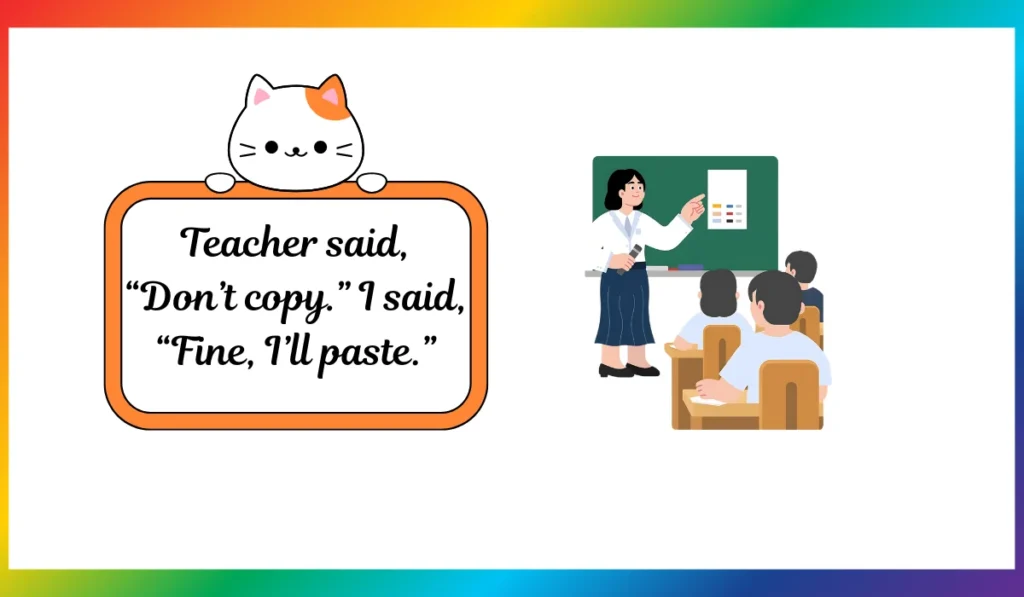 teacher and student jokes