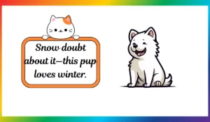 winter dog puns