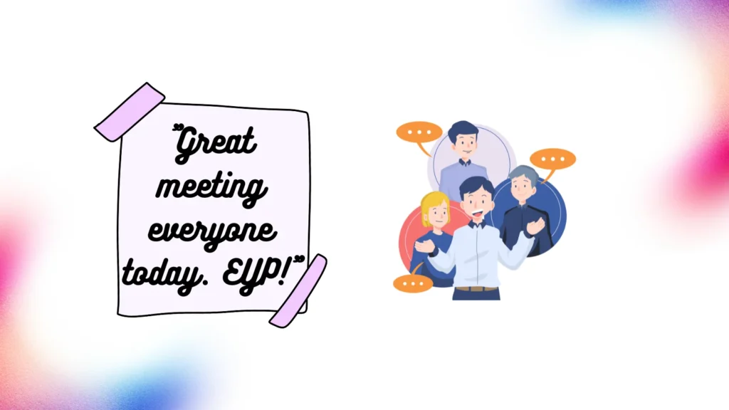 EYP in Text Messages 