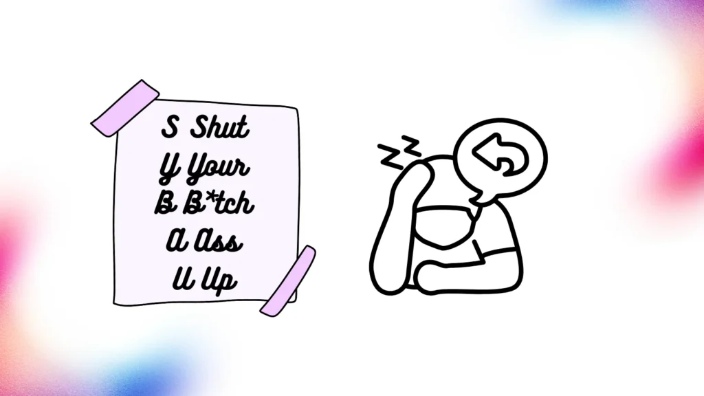 sybau meaning in text